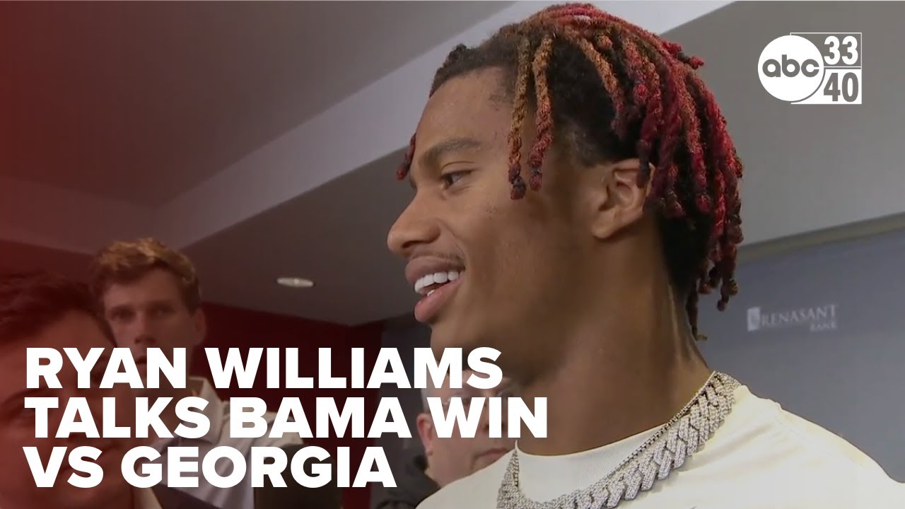 Postgame Interview: Ryan Williams talks game-winning touchdown and more in Bama's victory vs Georgia