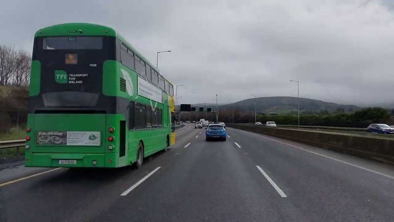 Ireland - M50 South - M11 - Co. Wicklow