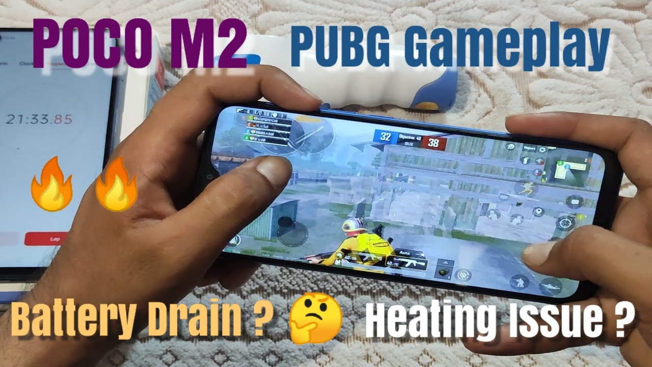 Poco M2 Pubg Test | Battery Drain |Heating Issue?🔥| Graphics Setting |  Worth At 10999?