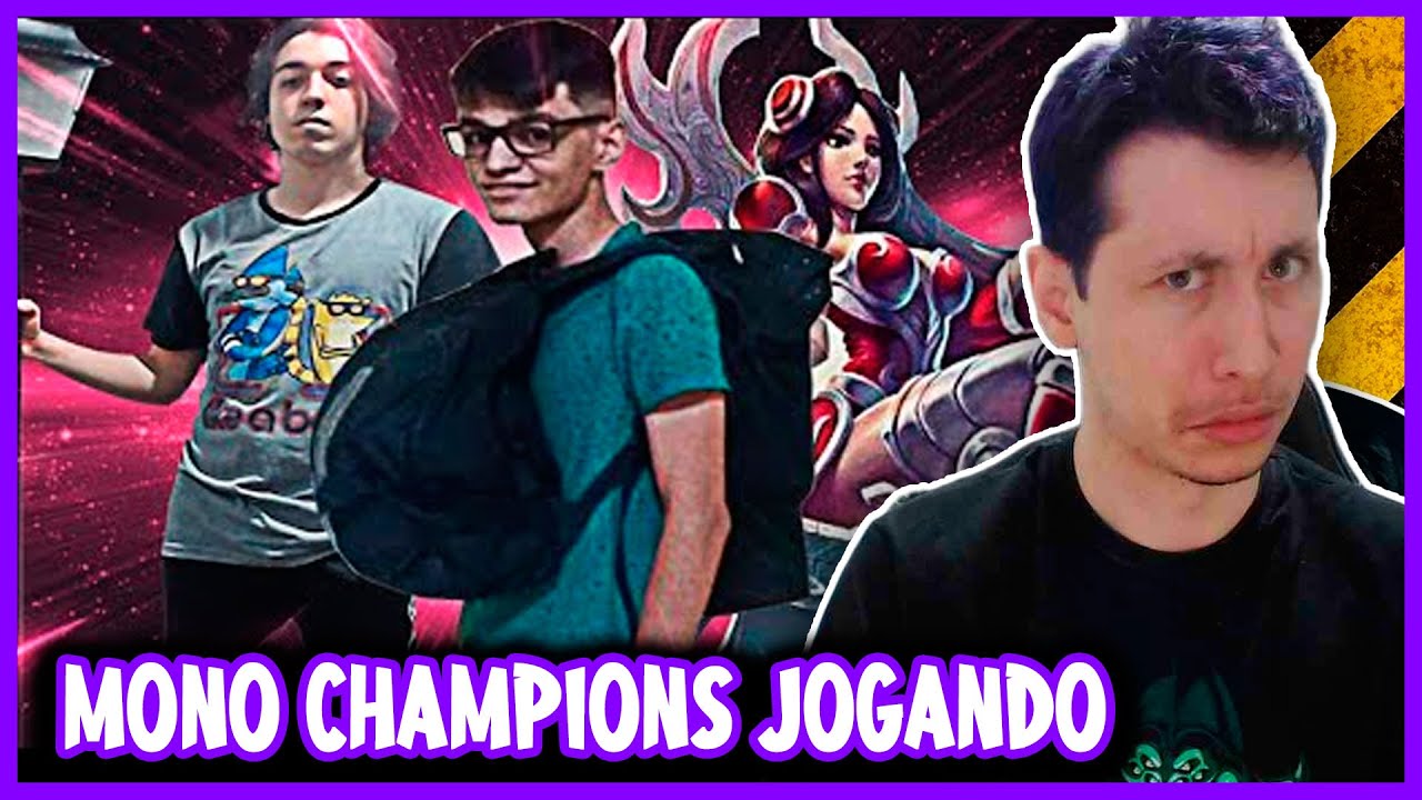 MORENO REAGINDO A COMO OS MONO CHAMPIONS REALMENTE JOGAM #3