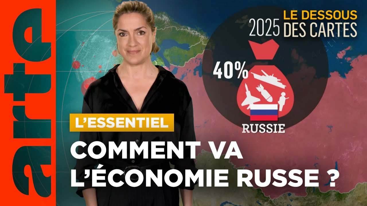 Russie : l'économie et la guerre | L'Essentiel du Dessous des Cartes | ARTE