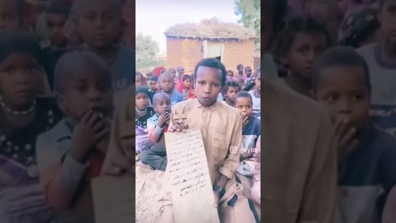 The young African's recitation of the Quran, Maasha Allah, is truly beautiful. #africa muslimworld
