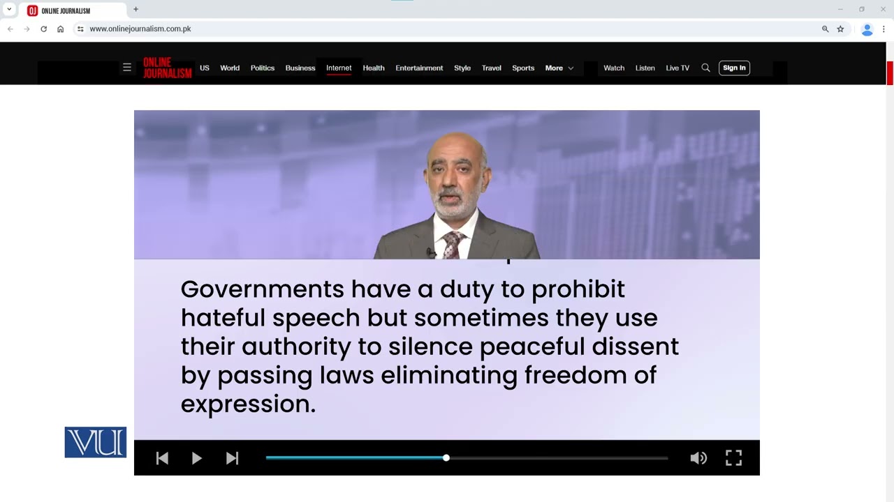 Freedom of Expression | Online Journalism | MCM517_Topic024