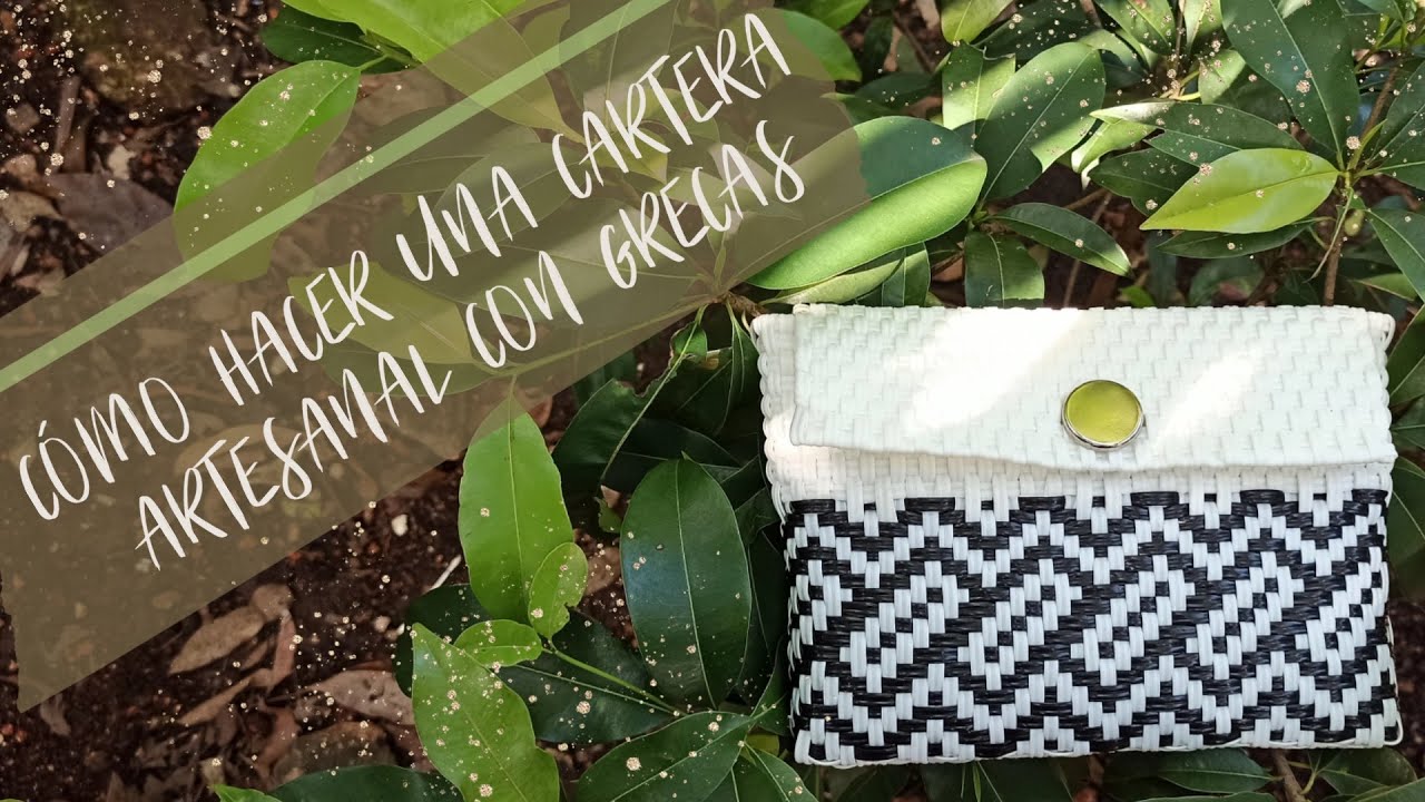 Cómo hacer una cartera artesanal con  grecas | Diseño 2
