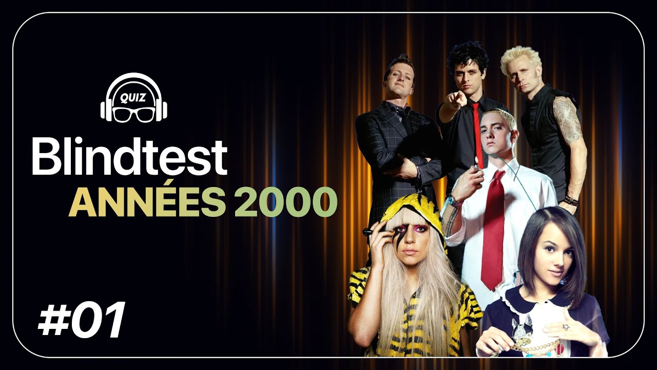 BLIND TEST MUSIQUES ANNÉES 2000 #1 - 50 EXTRAITS (Tous les styles de musique)