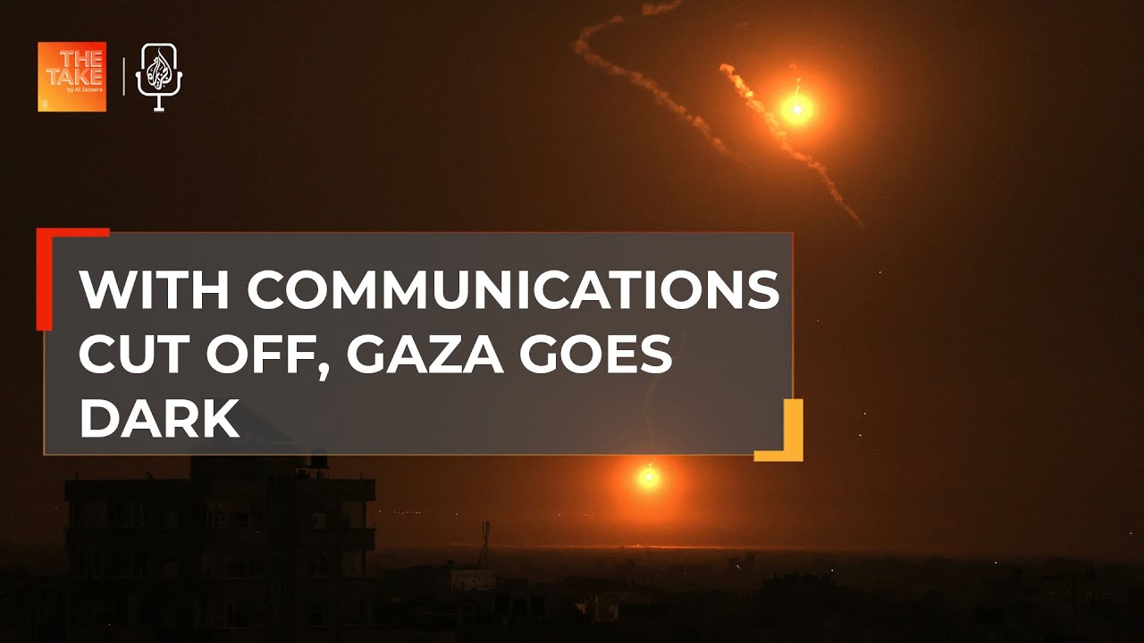 With communications cut off, Gaza goes dark amid Israeli attacks | The Take