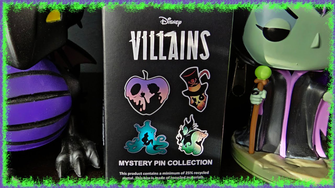 Disney Pin Unboxing 💀 Disney Villains Mystery Pins | Amazon Exclusive