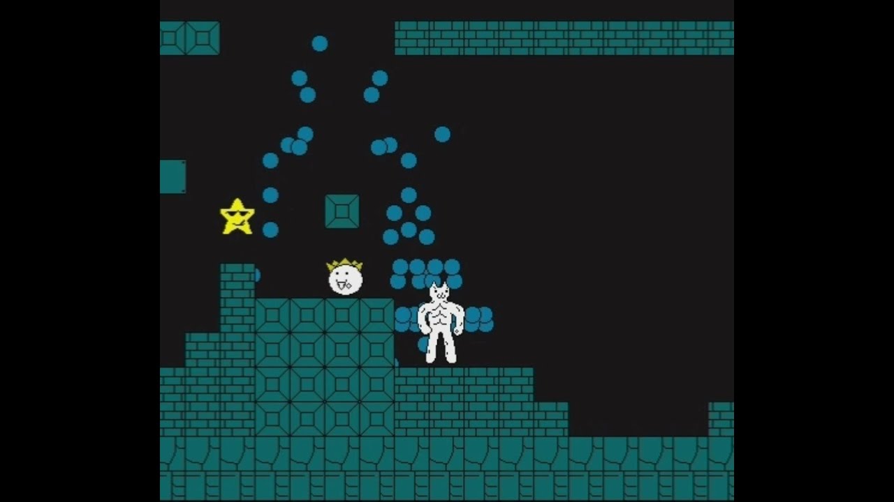 Cat mario прохождение (показаны все ловушки)