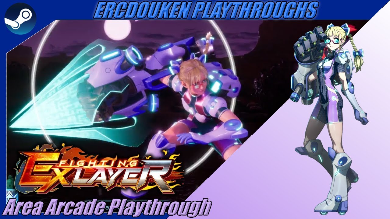 Fighting EX Layer (PC/Steam) - Area Arcade Playthrough