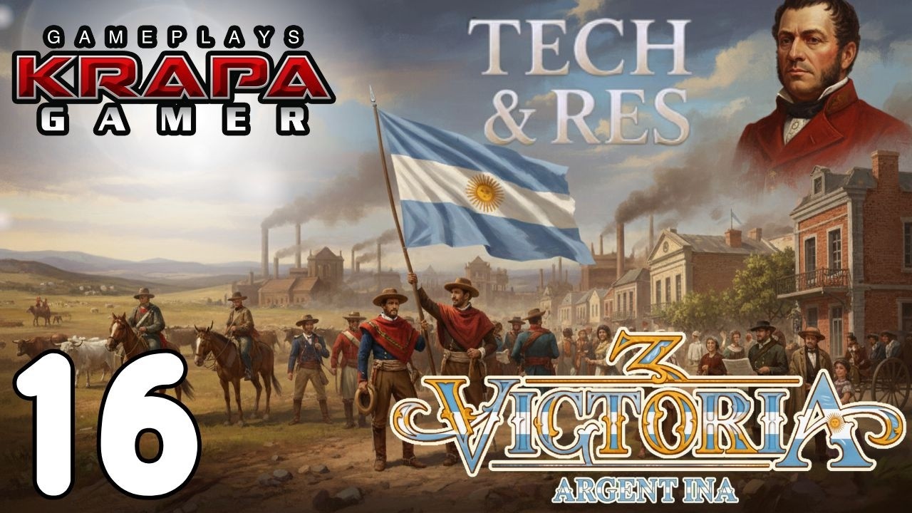 LA REVOLUCIÓN INDUSTRIAL ⚙️ Argentina con el Mod TECH&RES - Victoria 3 #16