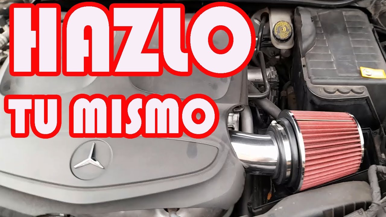 ¿Como instalar un filtro de alto flujo K&N en un Mercedes A200?