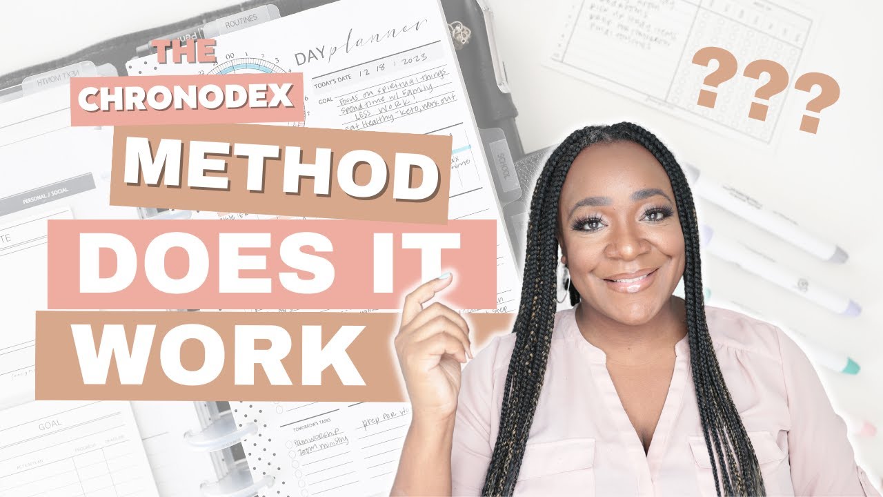 I Tried The Chronodex Method of Planning DOES IT WORK?