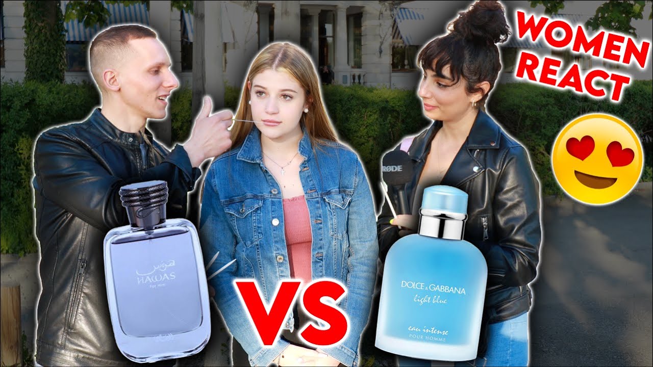RASASI HAWAS против DOLCE & GABBANA LIGHT BLUE INTENSE (Реакция женщин на мужской одеколон)