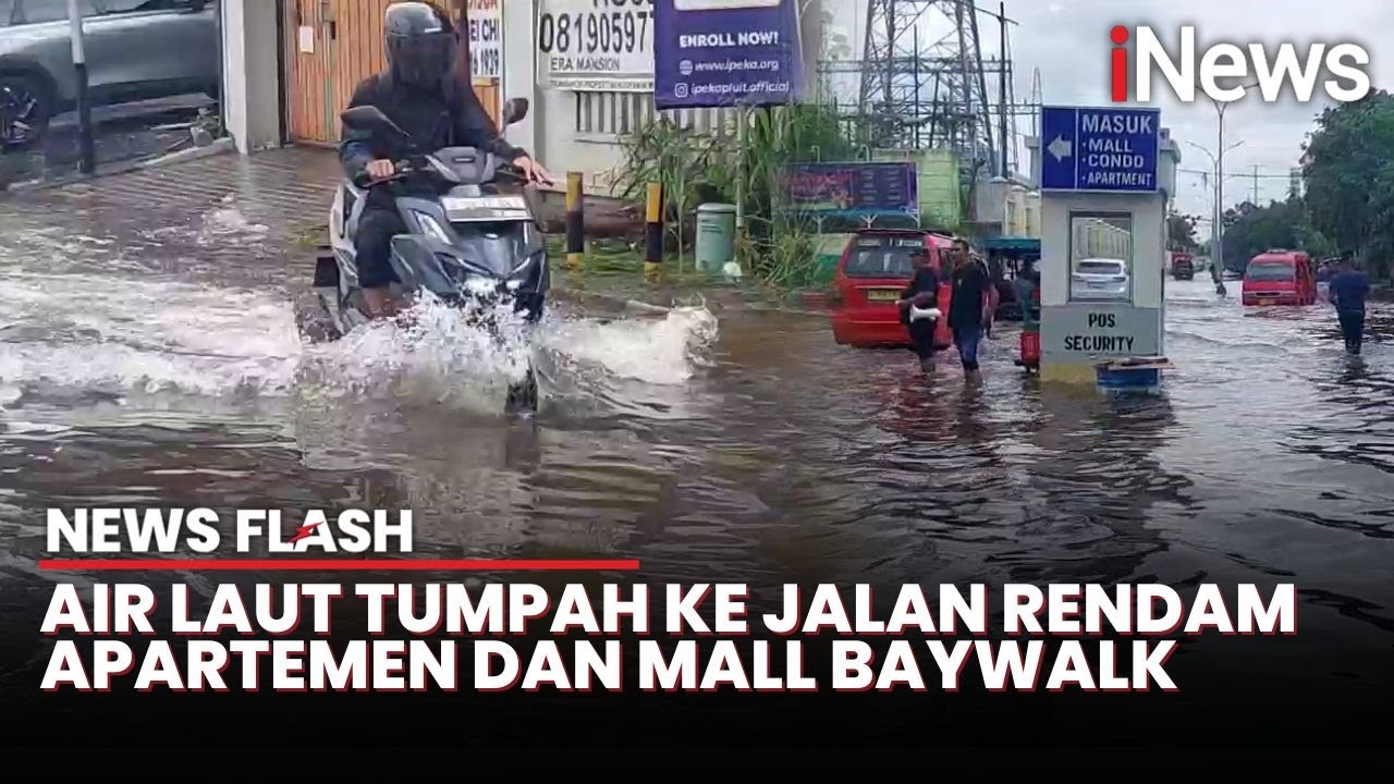 Apartemen dan Mall Baywalk di Jakut Terendam Banjir, Puluhan Kendaraan Mogok | News Flash