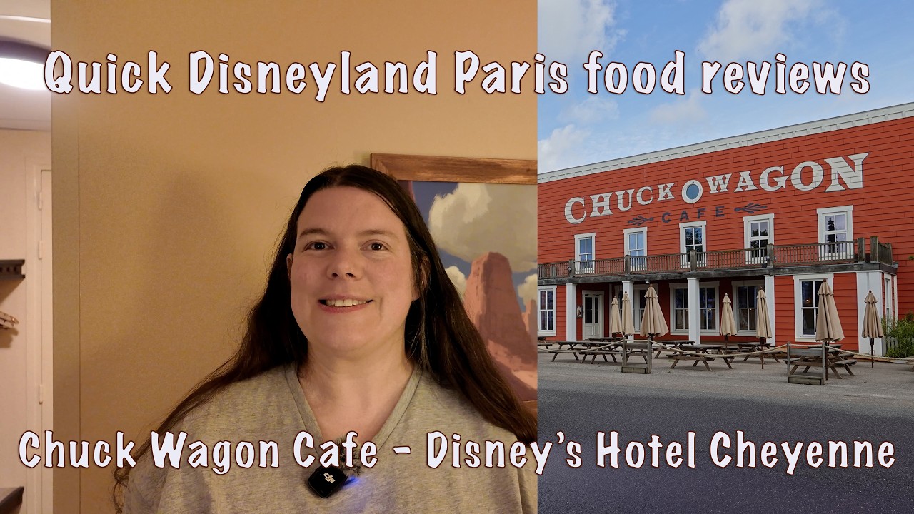 Краткие обзоры еды в парижском Диснейленде: кафе Chuck Wagon, отель Disney's Hotel Cheyenne.