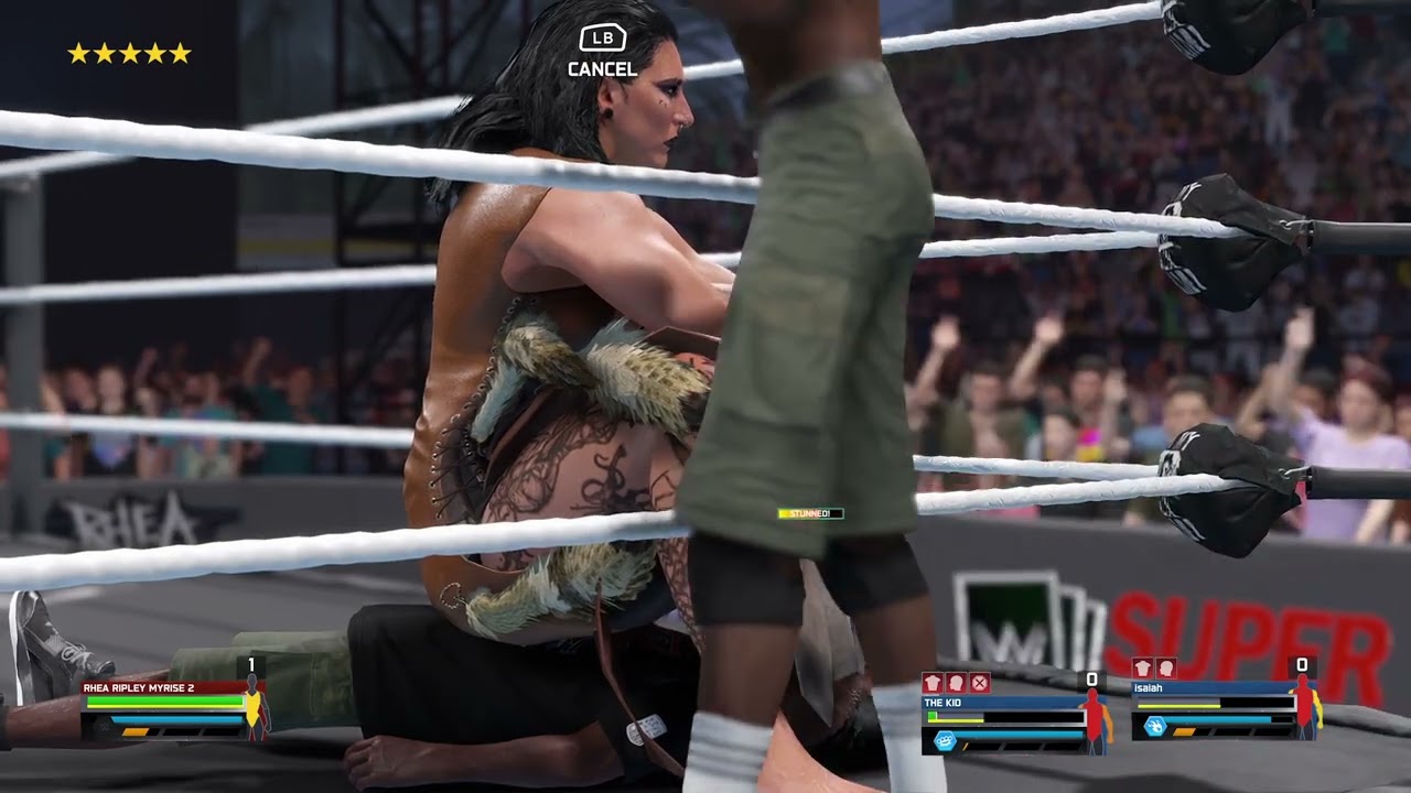 Destroyed By Giant Rhea Ripley 😵‍💫 WWE2k25 🎮