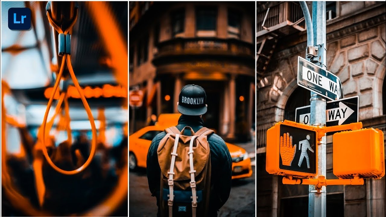 Lightroom Moody Orange tone editing | Moody Orange Lightroom Preset |