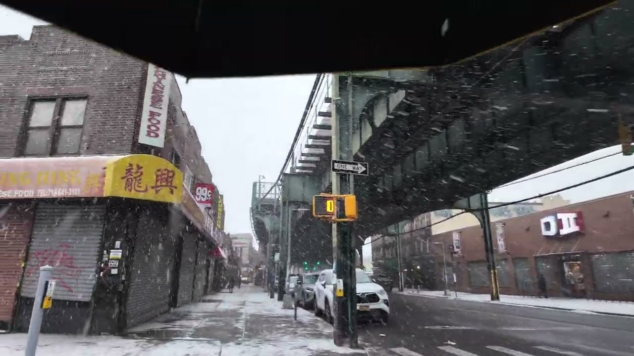 Liberty Ave NYC Snow Day!! December 2024