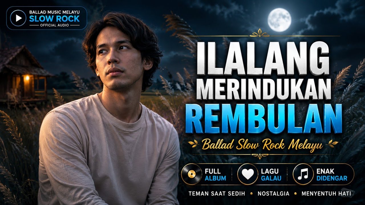 Lagu Slow Rock Melayu Sedih Sepanjang Masa - Ilalang Merindukan Rembulan