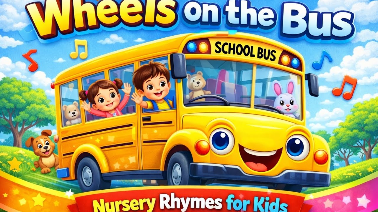 Wheels on the Bus | Nursery Rhymes for Kids | Baby Songs