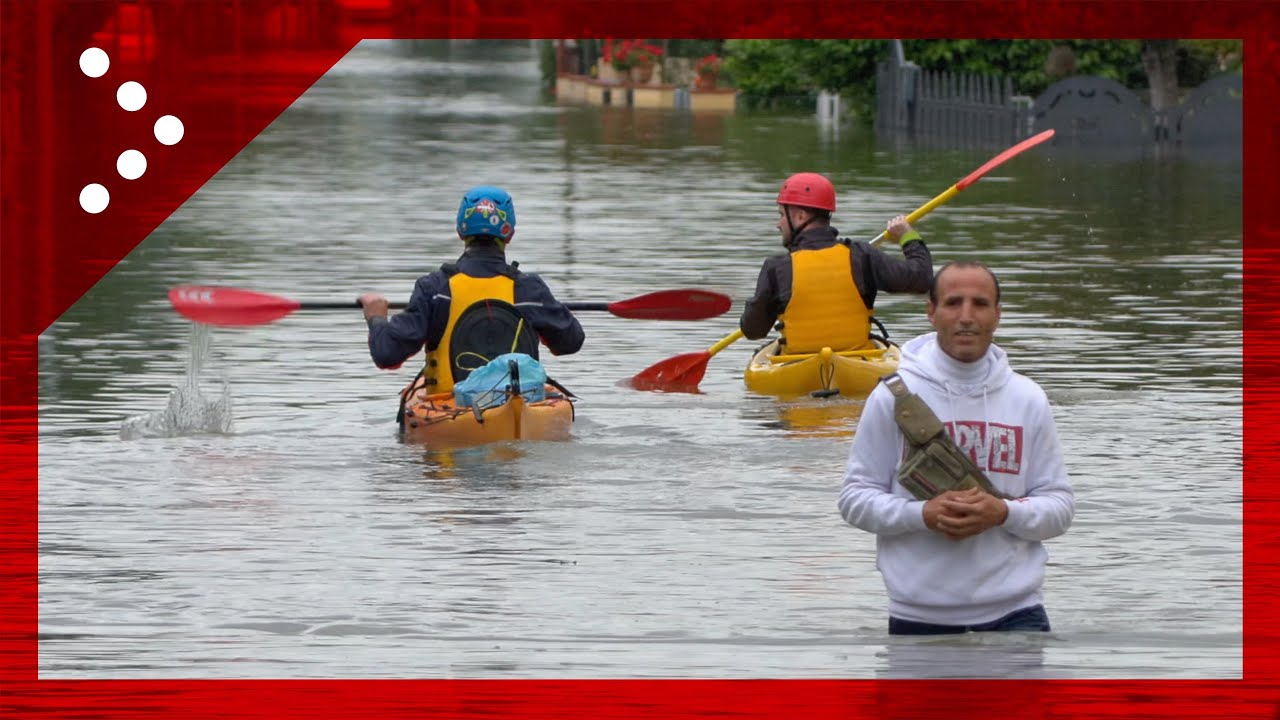 Lugo inondata, l'acqua sale: immagini pomeriggio 19 maggio
