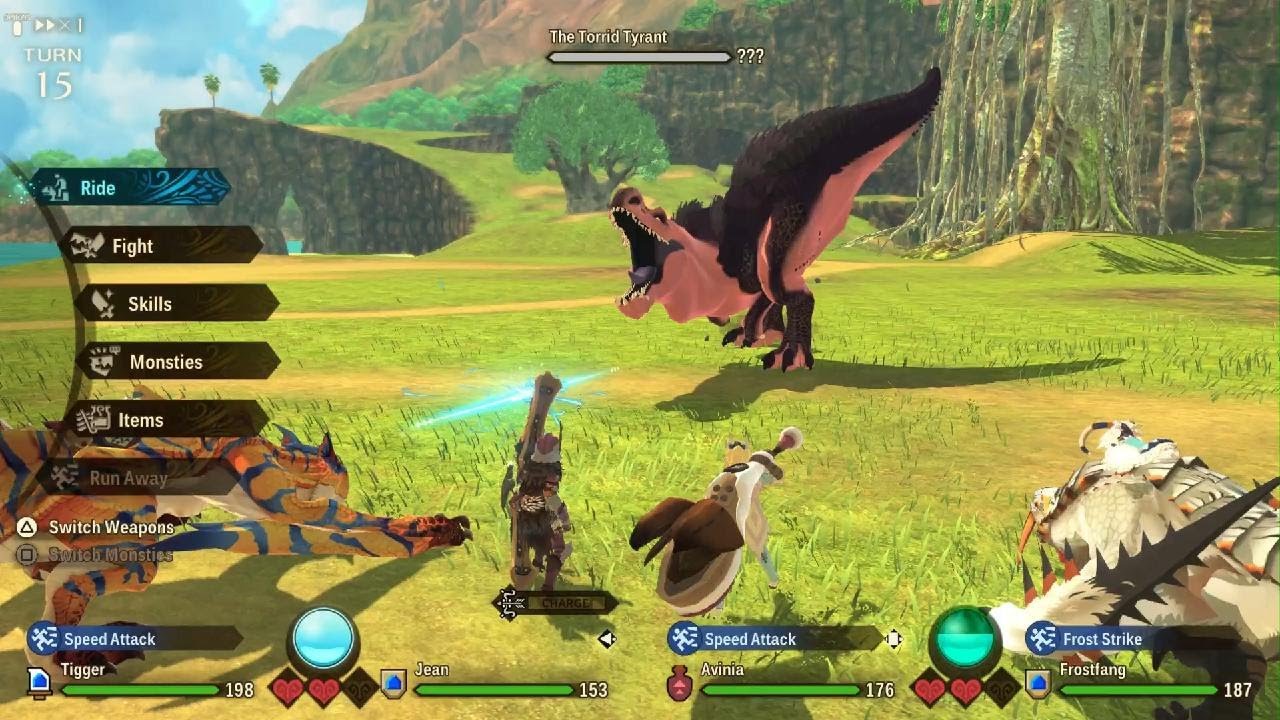 MONSTER HUNTER STORIES 2: The Torrid Tyrant at level 24