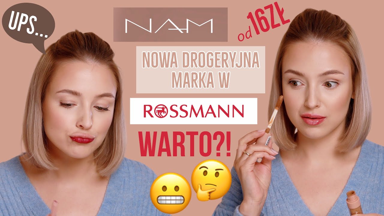 NOWA MARKA OD WIBO W ROSSMANNIE!!! NAM -  CZY WARTO?? SPRAWDZAM!