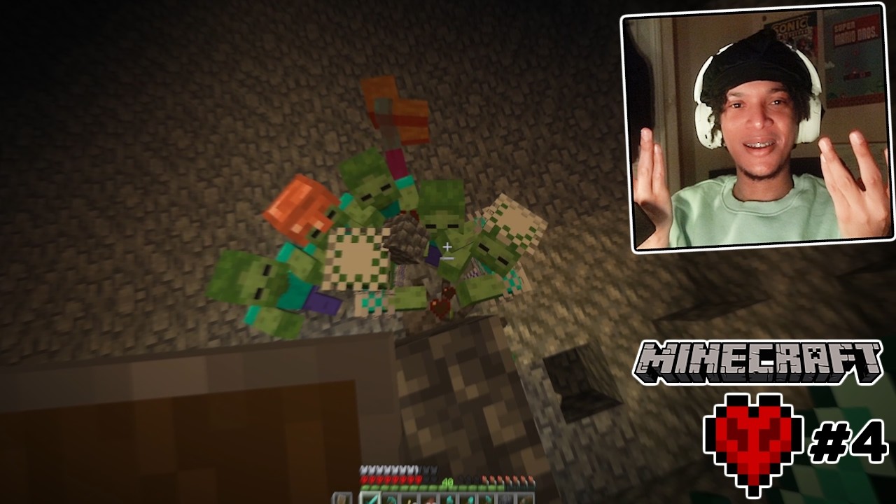 I Finally Got Diamonds.. BUT WHAT ARE THEY FEEDING THESE MOBS?!??!??! (Minecraft Hardcore Part 4)