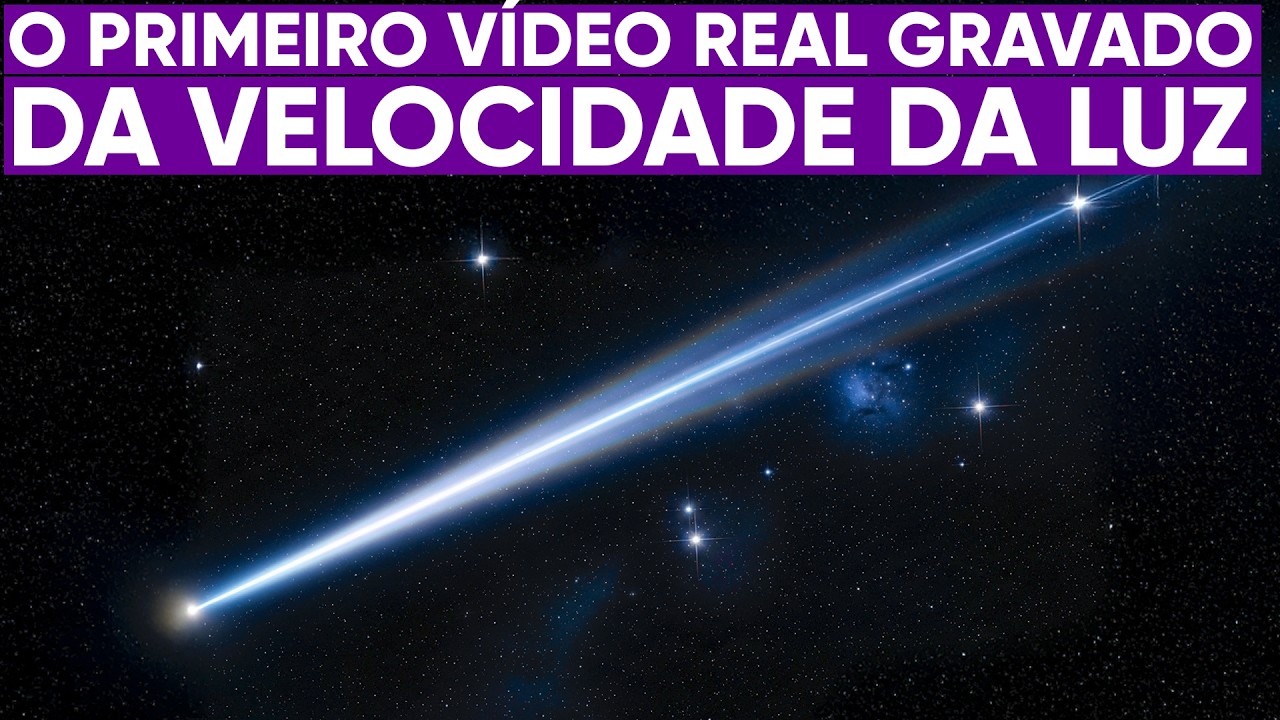O primeiro vídeo real da velocidade da luz