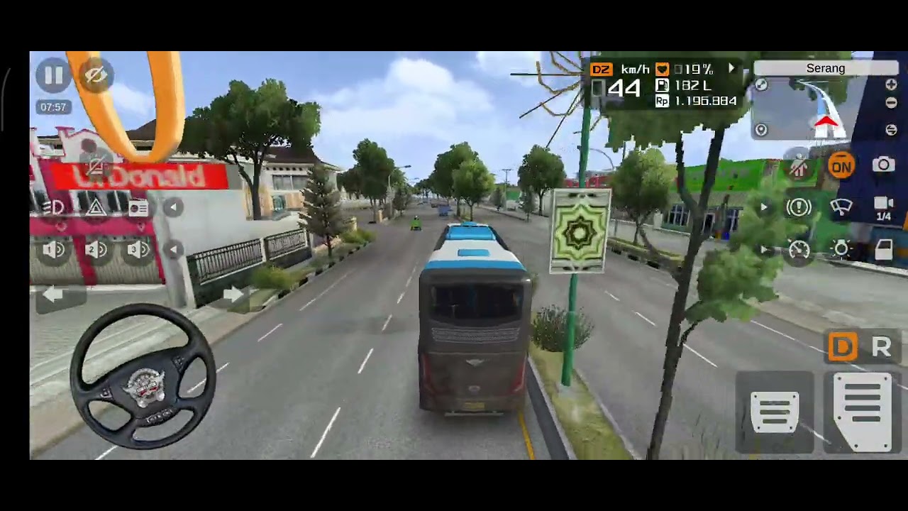 Bus simulator game Subscribe and like the video.