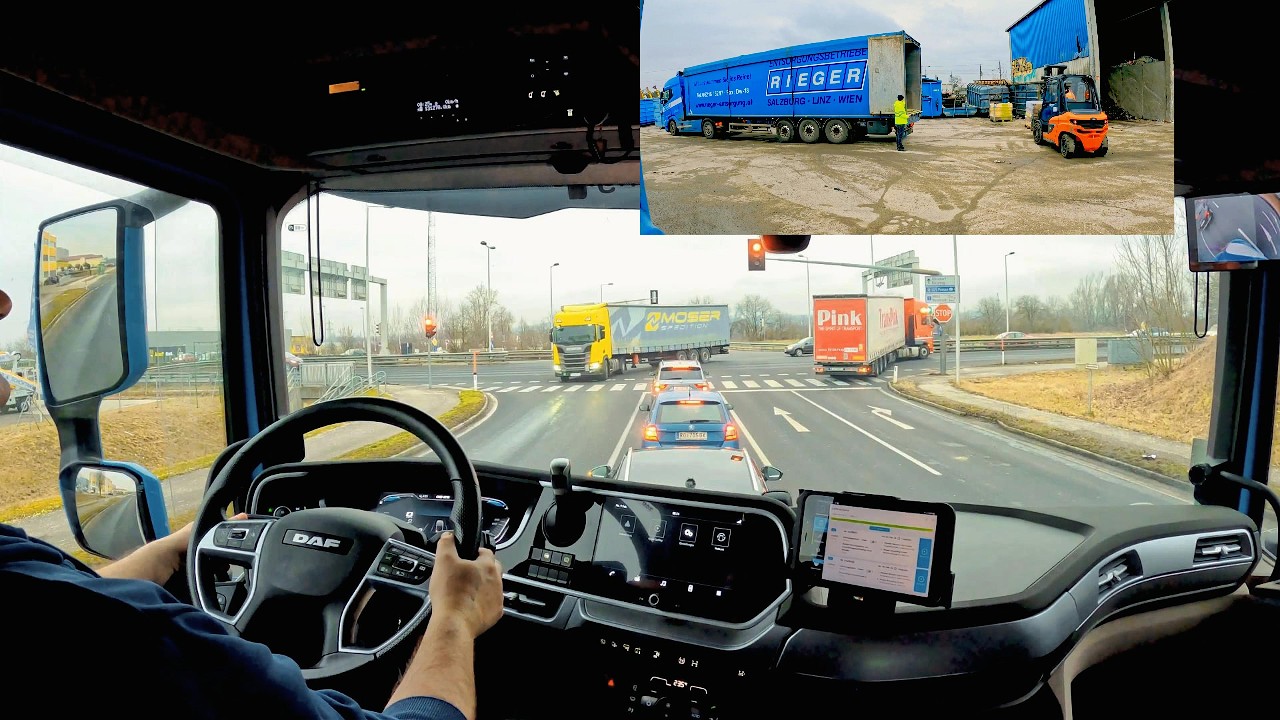 🙋🇦🇹View from a DAF XG truck 🚛🛣️
