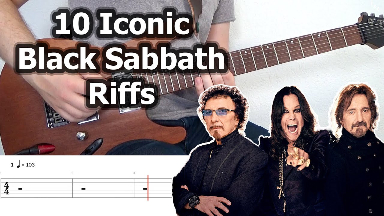 10 Iconic Black Sabbath Riffs | Guitar Tabs Tutorial