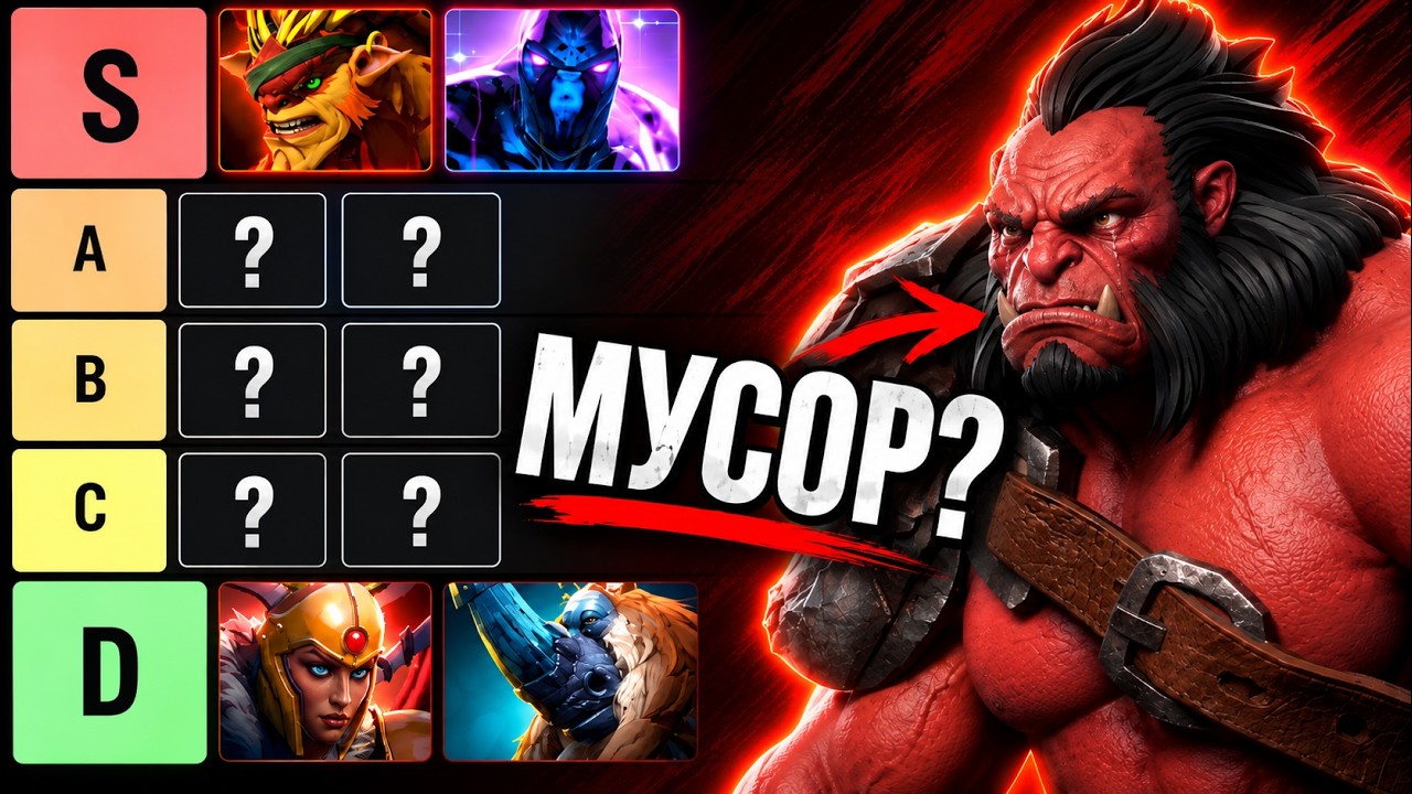 Тир-лист ОФФЛЕЙНЕРОВ для ПОБЕДЫ В СОЛО &mdash; ты пикал НЕ ТЕХ | Dota 2
