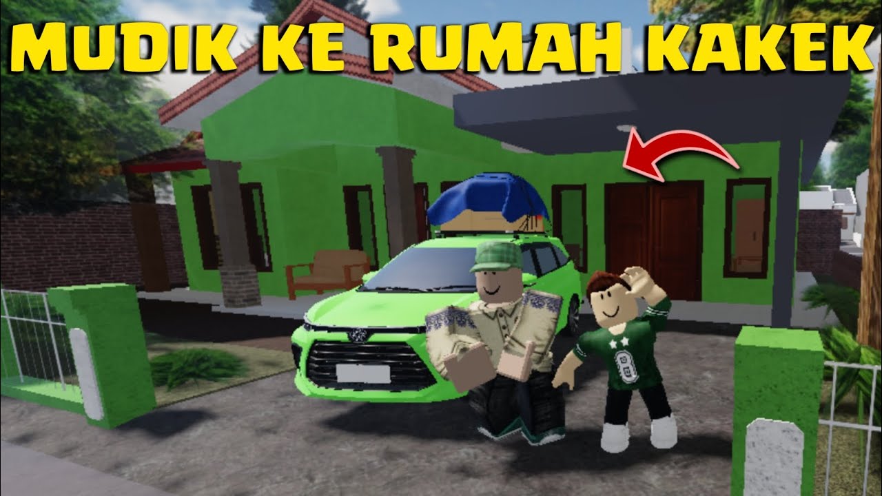 KITA MUDIK KE RUMAH KAKEK DI BANDUNG SERU BANGET DI ROBLOX 