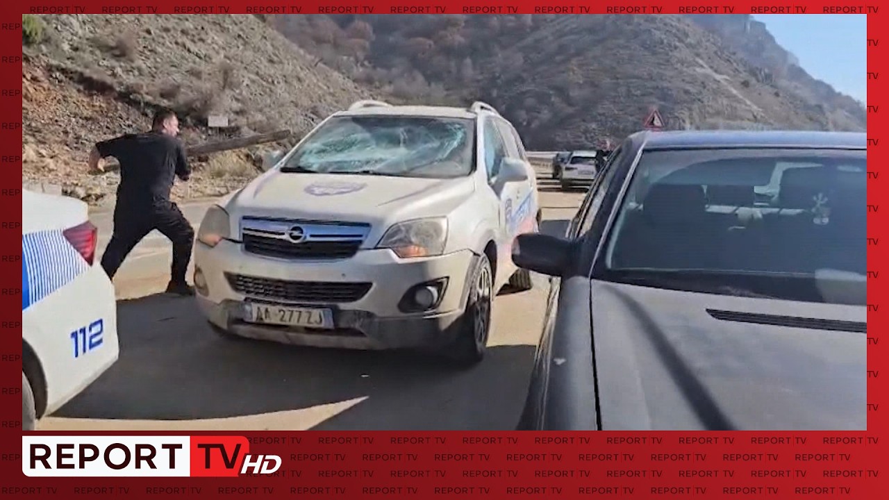 Banorët e Rrjollit thyejnë xhamat e eskavatorëve dhe kabinave të ‘Gener 2’!Largojnë nga kantieri...