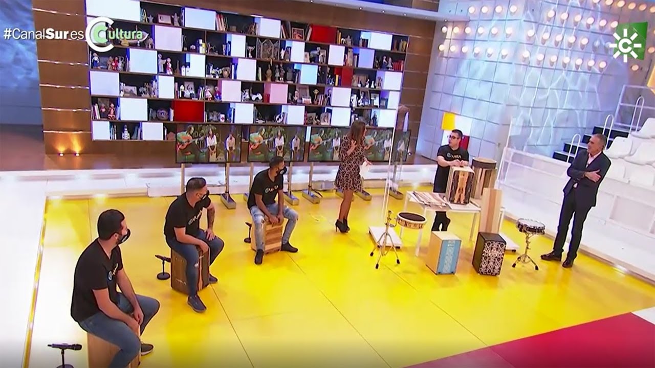 Los Cajones Flamencos ABueno Percusión en Canal Sur TV  -La tarde aquí y ahora-