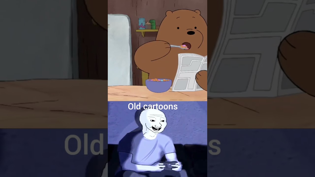new cartoons vs old cartoons #edit #freaks #nostalgia #nostalgic