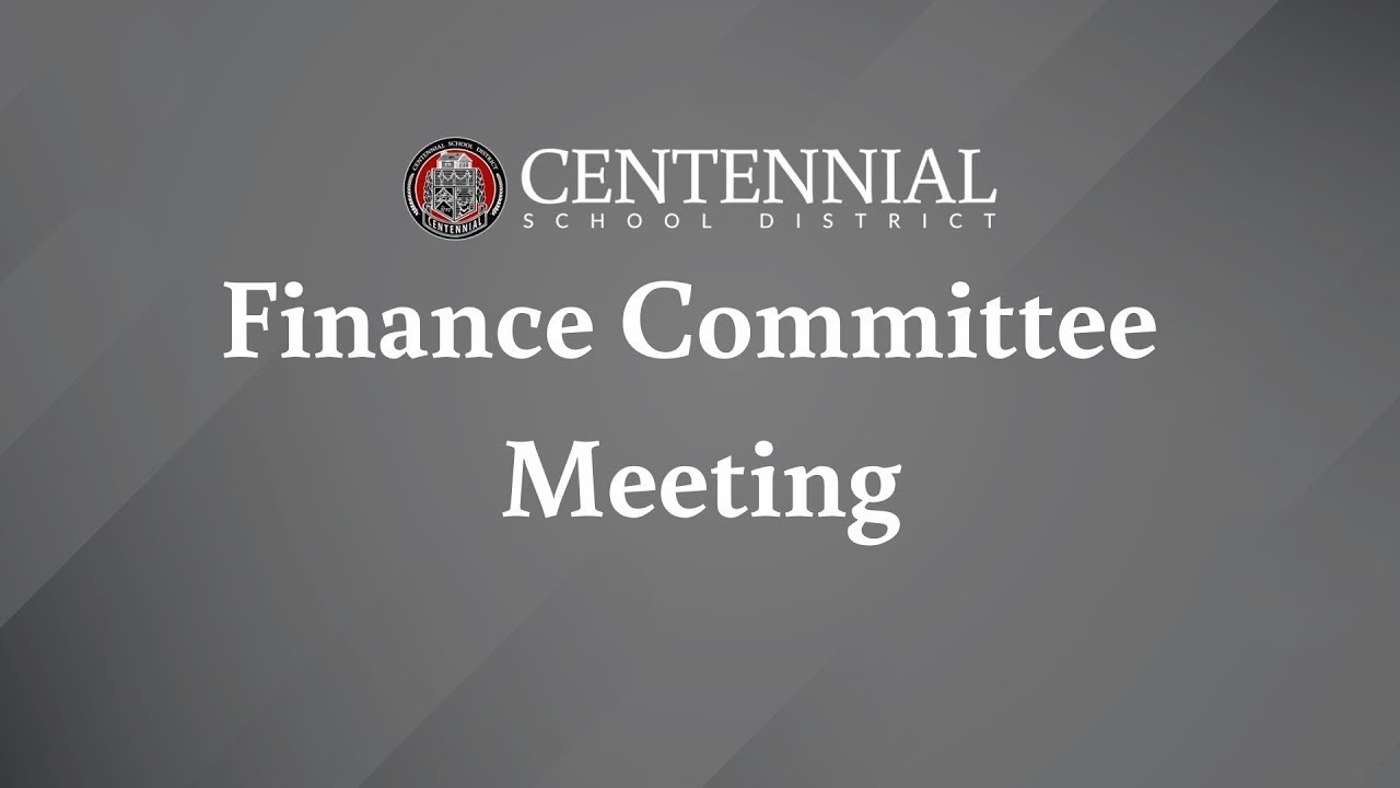 CSD - Finance Committee Meeting - November 13, 2025
