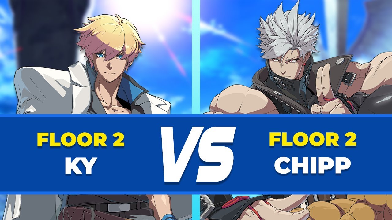 GGST Floor 2 ▶ Chipp vs Ky | Low Level Gameplay