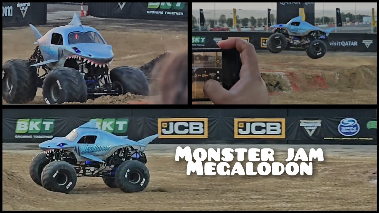 MONSTER JAM MEGALODON in Action 