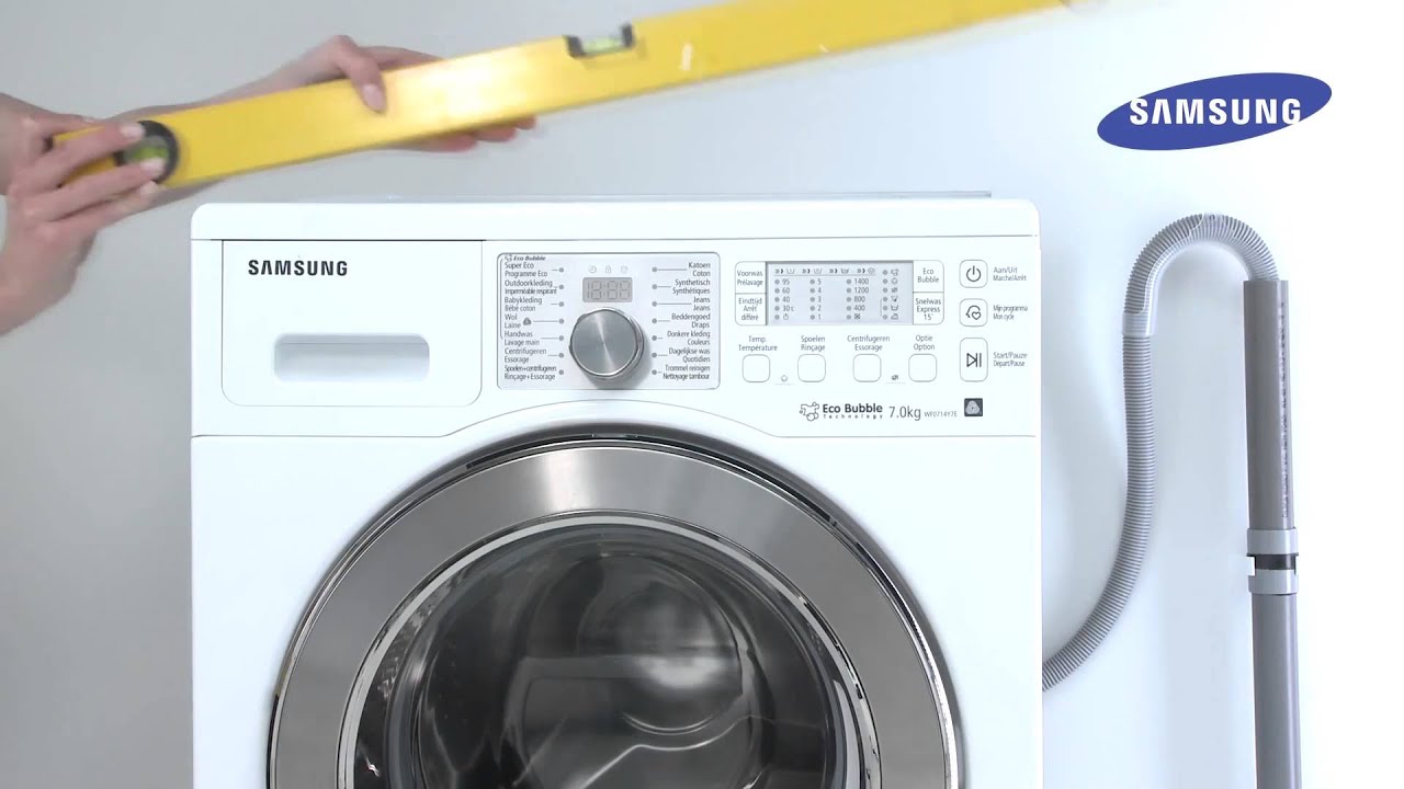 Pralki Samsung | Porady | Poziomowanie pralki