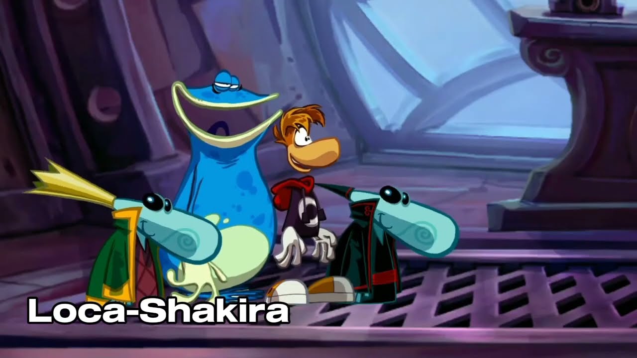 Rayman and Ales mansay Dancing(feat.globox,grand Minimus,goth teensie) but in diferent songs