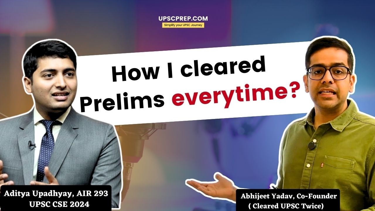 The *Secret* To clear UPSC Prelims! | Aditya Upadhyay