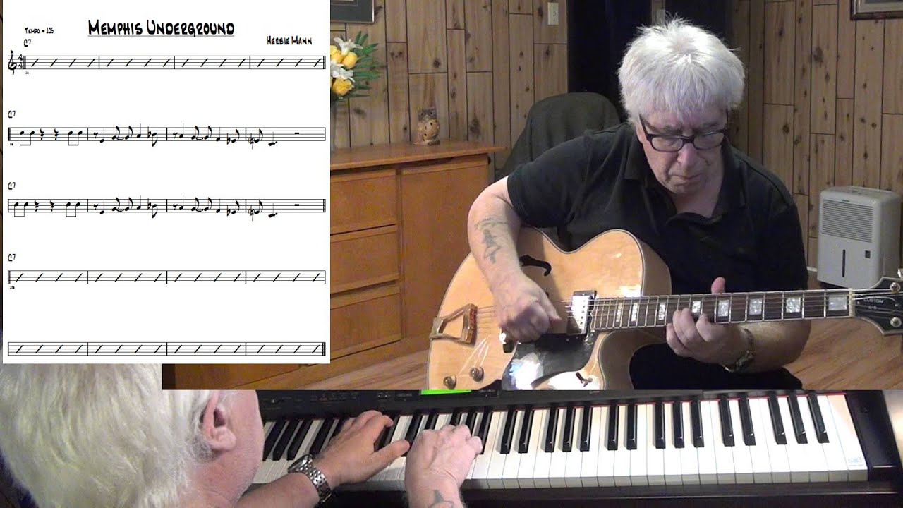 Memphis Underground - Jazz guitar & piano cover ( Herbie Mann )