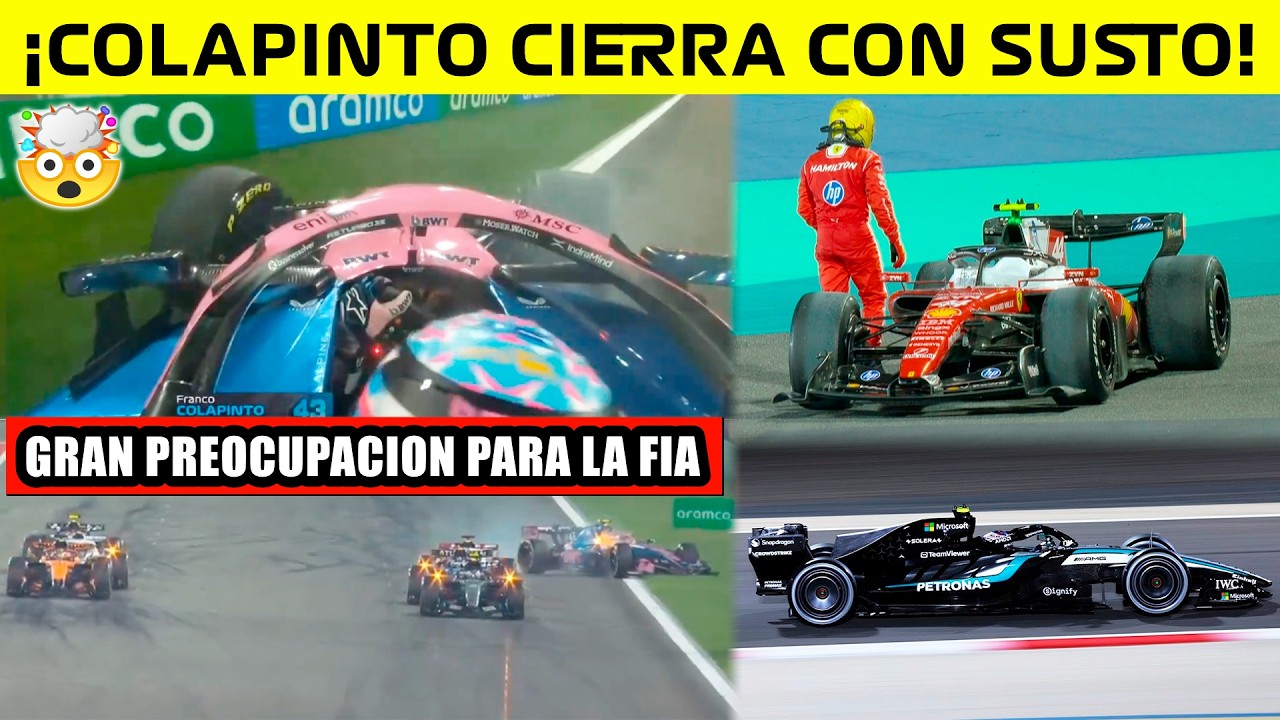 🔥COLAPINTO al BOREDE del DESASTRE😱 PREOCUPACION con las LARGADAS💥 MERCEDES APRETA y MARCA el MEJOR