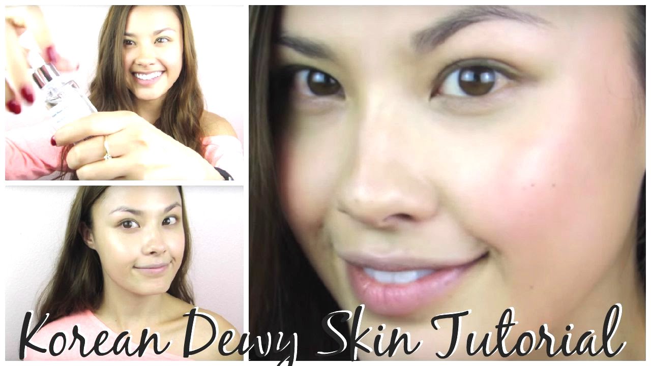 Korean Dewy Skin Base Foundation Tutorial ♥ 촉촉 메이크업 메이크업