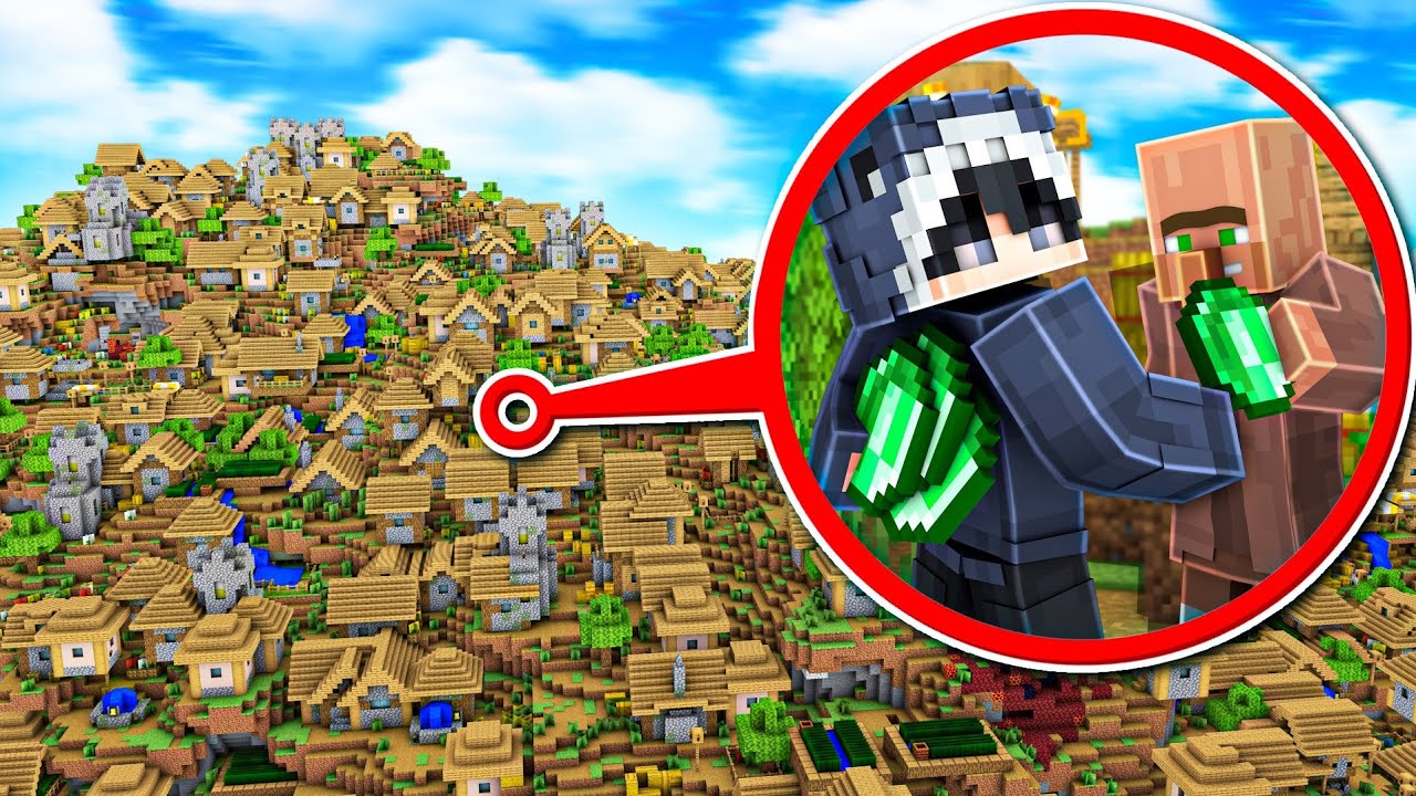 Minecraft, aber D&Ouml;RFER spawnen &Uuml;BERALL...