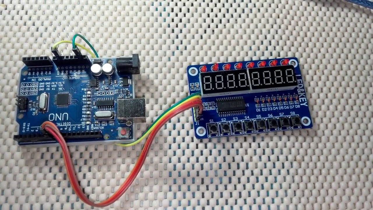 Arduino и платы расширения. LED&KEY