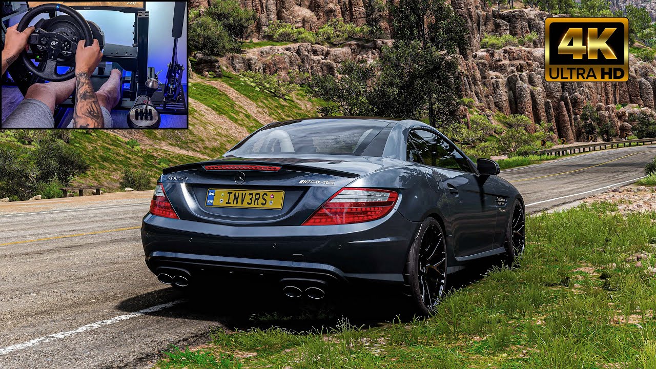 Forza Horizon 5 | Mercedes-Benz SLK 55 AMG | Thrustmaster T300 RS GT Gameplay [4K]