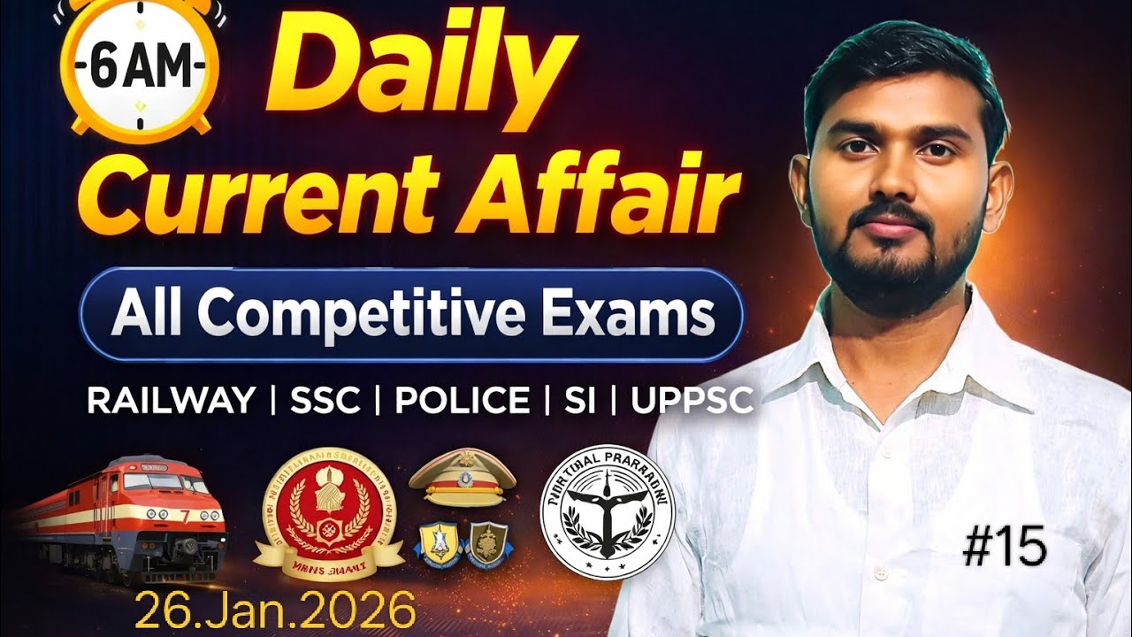 Daily Current Affairs/रोजाना करेंट अफेयर्स/Today Current Affairs/26.Jan.2026/#By_Sandeep